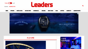 What Leaders.com.tn website looks like in 2024 