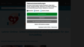 What Lehrer-online.de website looks like in 2024 