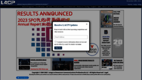 What Lacp.com website looks like in 2024 