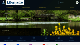 What Libertyville.com website looks like in 2024 
