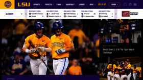 What Lsusports.net website looks like in 2024 