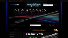 What Laserpointerpro.com website looks like in 2024 