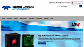 What Lumenera.com website looks like in 2024 