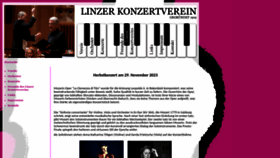 What Linzer-konzertverein.at website looks like in 2024 