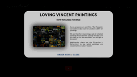 What Lovingvincent.com website looks like in 2024 