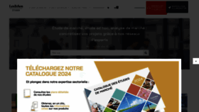 What Lesechos-etudes.fr website looks like in 2024 