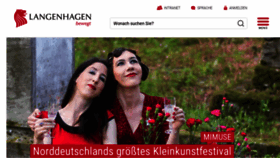 What Langenhagen.de website looks like in 2024 