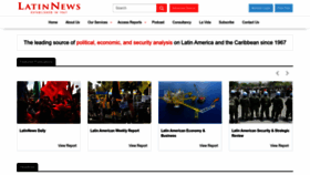 What Latinnews.com website looks like in 2024 