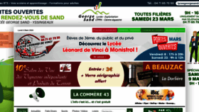 What Lacommere43.fr website looks like in 2024 