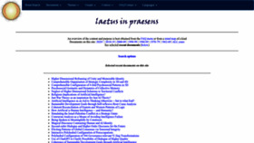 What Laetusinpraesens.org website looks like in 2024 