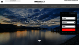 What Lakedistricthotels.net website looks like in 2024 
