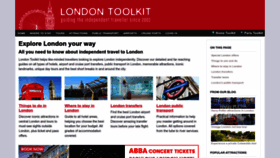 What Londontoolkit.com website looked like in 2024 (1 year ago)