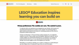 What Legoeducation.us website looks like in 2024 
