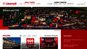 What Litomysl.cz website looks like in 2024 