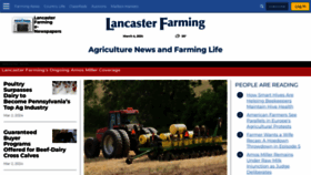 What Lancasterfarming.com website looks like in 2024 