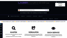 What Lagermaschinen.de website looks like in 2024 