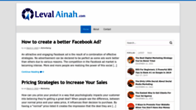 What Levalainah.com website looks like in 2024 