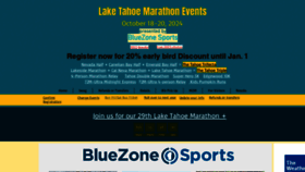What Laketahoemarathon.com website looks like in 2024 