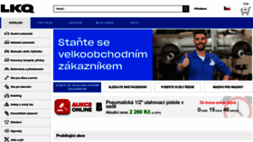 What Lkq.cz website looks like in 2024 