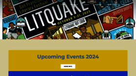 What Litquake.org website looks like in 2024 