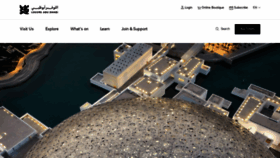 What Louvreabudhabi.ae website looked like in 2024 (1 year ago)