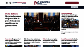 What Laizquierdadiario.com website looks like in 2024 