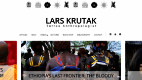 What Larskrutak.com website looks like in 2024 