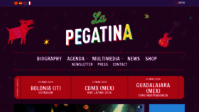What Lapegatina.com website looks like in 2024 