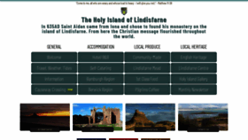 What Lindisfarne.org.uk website looks like in 2024 
