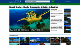 What Lookintohawaii.com website looks like in 2024 