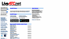 What Liveatc.net website looks like in 2024 