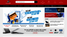 What Laptopnano.com website looks like in 2024 