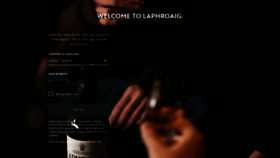 What Laphroaig.com website looks like in 2024 