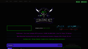 What Leakzone.net website looks like in 2024 
