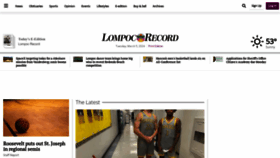 What Lompocrecord.com website looks like in 2024 