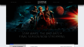 What Lucasfilm.com website looks like in 2024 