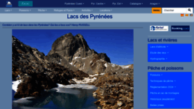 What Lacsdespyrenees.com website looks like in 2024 