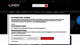 What Lindy.de website looks like in 2024 
