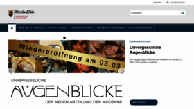What Landesmuseum-mainz.de website looks like in 2024 