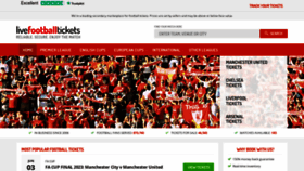 What Livefootballtickets.com website looks like in 2024 