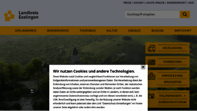 What Landkreis-esslingen.de website looks like in 2024 