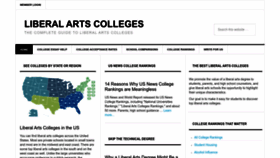 What Liberalartscolleges.com website looked like in 2024 (2 years ago)