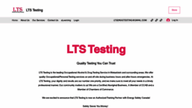 What Ltstesting.com website looks like in 2024 