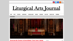 What Liturgicalartsjournal.com website looks like in 2024 