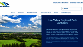 What Leevalleypark.org.uk website looks like in 2024 