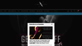 What Liberation-x.com website looks like in 2024 