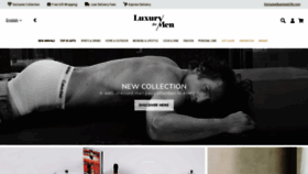 What Luxuryformen.com website looks like in 2024 