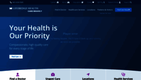 What Lifebridgehealth.org website looks like in 2024 
