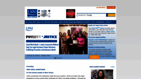 What Lsnj.org website looked like in 2024 (1 year ago)