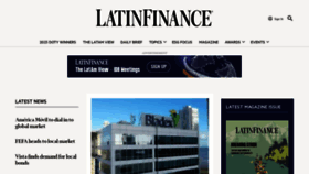 What Latinfinance.com website looks like in 2024 
